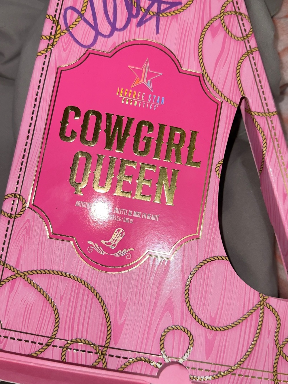Signed Cowgirl Queen Makeup Palette